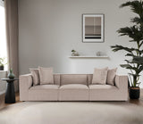 Canapea fixă 3 locuri Sora 3, Diverse culori, 270x95x65 cm - Sand beige | SKU: 560ARE2195 | Canapea fixă 3 locuri Sora 3, 270x95x65 cm, varianta Sand beige, produs pentru amenajarea locuinței, disponibil online în România la CasaMob
