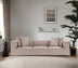 Sand beige | SKU: 560ARE2195 | Canapea fixă 3 locuri Sora 3, 270x95x65 cm, varianta Sand beige, produs pentru amenajarea locuinței, disponibil online în România la CasaMob