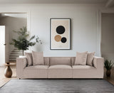 Canapea fixă 3 locuri Sora 3, Diverse culori, 270x95x65 cm - Sand beige | SKU: 560ARE2195 | Canapea fixă 3 locuri Sora 3, 270x95x65 cm, varianta Sand beige, produs pentru amenajarea locuinței, disponibil online în România la CasaMob