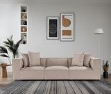 Canapea fixă 3 locuri Sora 3, Diverse culori, 270x95x65 cm - Sand beige | SKU: 560ARE2195 | Canapea fixă 3 locuri Sora 3, 270x95x65 cm, varianta Sand beige, produs pentru amenajarea locuinței, disponibil online în România la CasaMob