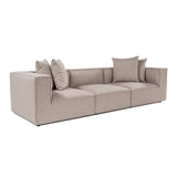 Canapea fixă 3 locuri Sora 3, Diverse culori, 270x95x65 cm - Sand beige | SKU: 560ARE2195 | Canapea fixă 3 locuri Sora 3, 270x95x65 cm, varianta Sand beige, produs pentru amenajarea locuinței, disponibil online în România la CasaMob