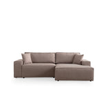 Canapea extensibilă de colț Pırlo, Dreapta, Diverse culori, 260x170x78 cm - Maro | SKU: 560ARE2215 | Canapea extensibilă de colț Pırlo, Dreapta, 260x170x78 cm, varianta Maro, produs pentru amenajarea locuinței, disponibil online în România la CasaMob