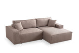 Canapea extensibilă de colț Pırlo, Dreapta, Diverse culori, 260x170x78 cm - Maro | SKU: 560ARE2215 | Canapea extensibilă de colț Pırlo, Dreapta, 260x170x78 cm, varianta Maro, produs pentru amenajarea locuinței, disponibil online în România la CasaMob