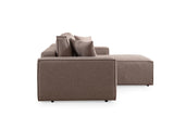 Canapea extensibilă de colț Pırlo, Dreapta, Diverse culori, 260x170x78 cm - Maro | SKU: 560ARE2215 | Canapea extensibilă de colț Pırlo, Dreapta, 260x170x78 cm, varianta Maro, produs pentru amenajarea locuinței, disponibil online în România la CasaMob