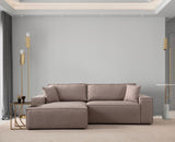 Canapea extensibilă de colț Pırlo, Stânga, Diverse culori, 260x170x78 cm - Maro | SKU: 560ARE2216 | Canapea extensibilă de colț Pırlo, Stânga, 260x170x78 cm, varianta Maro, produs pentru amenajarea locuinței, disponibil online în România la CasaMob