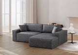 Canapea extensibilă de colț Pırlo, Dreapta, Diverse culori, 260x170x78 cm - Gri închis | SKU: 560ARE2217 | Canapea extensibilă de colț Pırlo, Dreapta, 260x170x78 cm, varianta Gri închis, produs pentru amenajarea locuinței, disponibil online în România la CasaMob