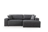 Canapea extensibilă de colț Pırlo, Dreapta, Diverse culori, 260x170x78 cm - Gri închis | SKU: 560ARE2217 | Canapea extensibilă de colț Pırlo, Dreapta, 260x170x78 cm, varianta Gri închis, produs pentru amenajarea locuinței, disponibil online în România la CasaMob