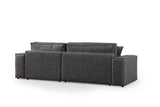 Canapea extensibilă de colț Pırlo, Dreapta, Diverse culori, 260x170x78 cm - Gri închis | SKU: 560ARE2217 | Canapea extensibilă de colț Pırlo, Dreapta, 260x170x78 cm, varianta Gri închis, produs pentru amenajarea locuinței, disponibil online în România la CasaMob