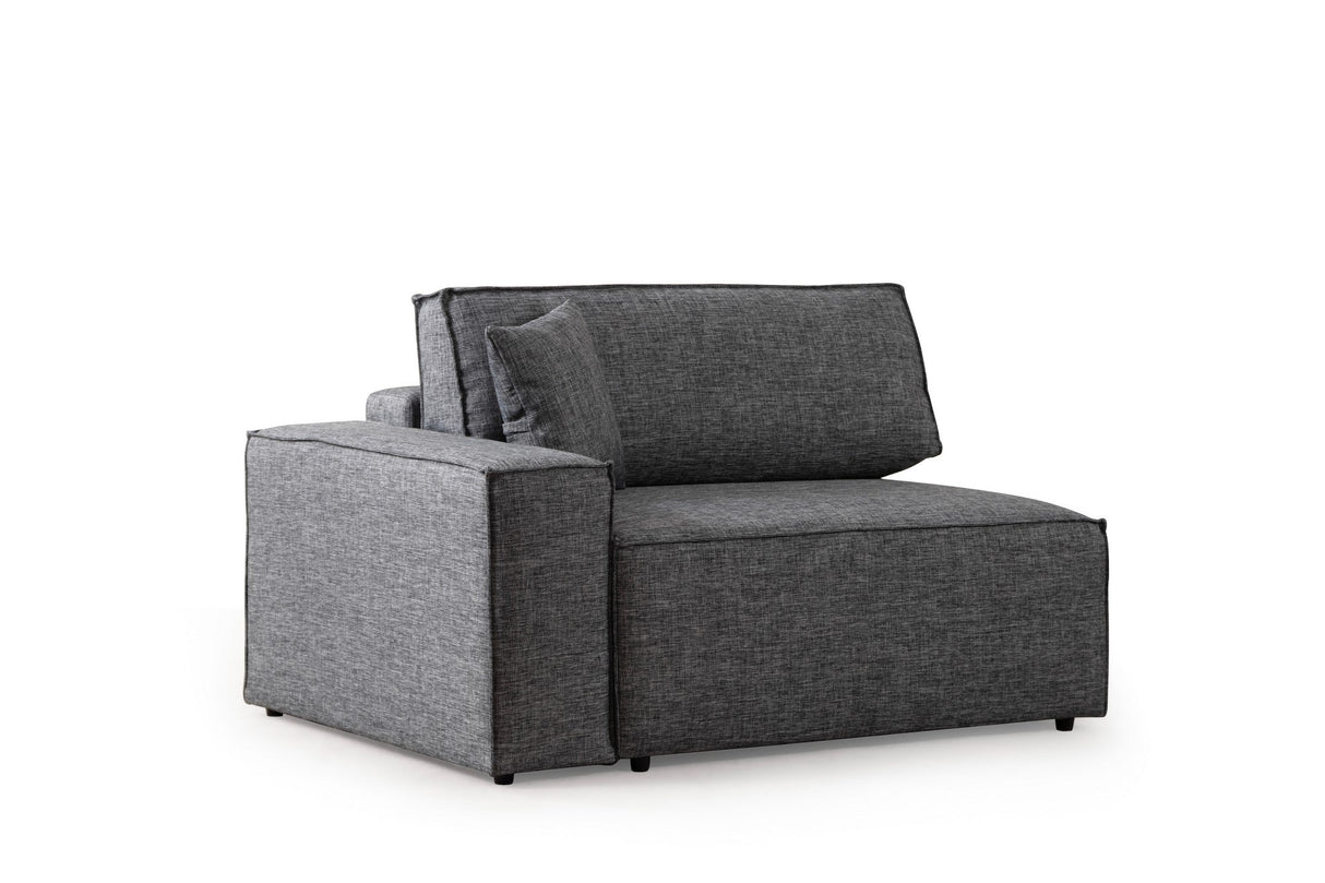 Canapea extensibilă de colț Pırlo, Dreapta, Diverse culori, 260x170x78 cm - Gri închis | SKU: 560ARE2217 | Canapea extensibilă de colț Pırlo, Dreapta, 260x170x78 cm, varianta Gri închis, produs pentru amenajarea locuinței, disponibil online în România la CasaMob