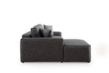 Canapea extensibilă de colț Pırlo, Stânga, Diverse culori, 260x170x78 cm - Gri închis | SKU: 560ARE2218 | Canapea extensibilă de colț Pırlo, Stânga, 260x170x78 cm, varianta Gri închis, produs pentru amenajarea locuinței, disponibil online în România la CasaMob