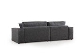 Canapea extensibilă de colț Pırlo, Stânga, Diverse culori, 260x170x78 cm - Gri închis | SKU: 560ARE2218 | Canapea extensibilă de colț Pırlo, Stânga, 260x170x78 cm, varianta Gri închis, produs pentru amenajarea locuinței, disponibil online în România la CasaMob