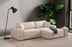 Ecru | SKU: 560ARE2219 | Canapea extensibilă de colț Pırlo, Dreapta, 260x170x78 cm, varianta Ecru, produs pentru amenajarea locuinței, disponibil online în România la CasaMob