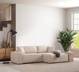 Canapea extensibilă de colț Pırlo, Dreapta, Diverse culori, 260x170x78 cm - Ecru | SKU: 560ARE2219 | Canapea extensibilă de colț Pırlo, Dreapta, 260x170x78 cm, varianta Ecru, produs pentru amenajarea locuinței, disponibil online în România la CasaMob