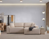 Canapea extensibilă de colț Pırlo, Dreapta, Diverse culori, 260x170x78 cm - Ecru | SKU: 560ARE2219 | Canapea extensibilă de colț Pırlo, Dreapta, 260x170x78 cm, varianta Ecru, produs pentru amenajarea locuinței, disponibil online în România la CasaMob