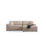 Canapea extensibilă de colț Pırlo, Dreapta, Diverse culori, 260x170x78 cm - Ecru | SKU: 560ARE2219 | Canapea extensibilă de colț Pırlo, Dreapta, 260x170x78 cm, varianta Ecru, produs pentru amenajarea locuinței, disponibil online în România la CasaMob