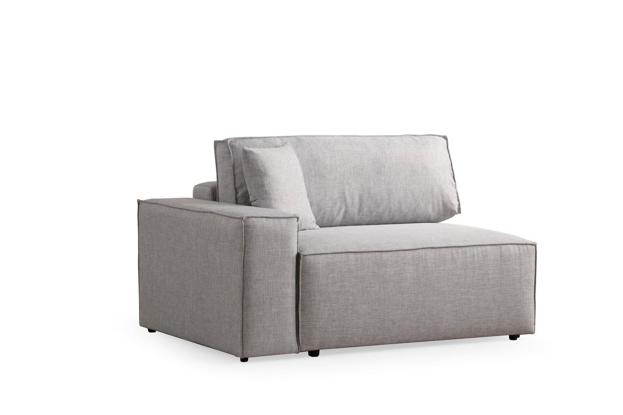 Canapea extensibilă de colț Pırlo, Dreapta, Diverse culori, 260x170x78 cm - Gri deschis | SKU: 560ARE2221 | Canapea extensibilă de colț Pırlo, Dreapta, 260x170x78 cm, varianta Gri deschis, produs pentru amenajarea locuinței, disponibil online în România la CasaMob