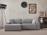 Canapea extensibilă de colț Pırlo, Stânga, Diverse culori, 260x170x78 cm - Gri deschis | SKU: 560ARE2222 | Canapea extensibilă de colț Pırlo, Stânga, 260x170x78 cm, varianta Gri deschis, produs pentru amenajarea locuinței, disponibil online în România la CasaMob