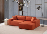 Canapea extensibilă de colț Pırlo, Dreapta, Diverse culori, 260x170x78 cm - Portocaliu | SKU: 560ARE2223 | Canapea extensibilă de colț Pırlo, Dreapta, 260x170x78 cm, varianta Portocaliu, produs pentru amenajarea locuinței, disponibil online în România la CasaMob