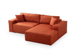 Canapea extensibilă de colț Pırlo, Dreapta, Diverse culori, 260x170x78 cm - Portocaliu | SKU: 560ARE2223 | Canapea extensibilă de colț Pırlo, Dreapta, 260x170x78 cm, varianta Portocaliu, produs pentru amenajarea locuinței, disponibil online în România la CasaMob