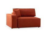 Canapea extensibilă de colț Pırlo, Dreapta, Diverse culori, 260x170x78 cm - Portocaliu | SKU: 560ARE2223 | Canapea extensibilă de colț Pırlo, Dreapta, 260x170x78 cm, varianta Portocaliu, produs pentru amenajarea locuinței, disponibil online în România la CasaMob