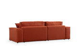 Canapea extensibilă de colț Pırlo, Stânga, Diverse culori, 260x170x78 cm - Portocaliu | SKU: 560ARE2224 | Canapea extensibilă de colț Pırlo, Stânga, 260x170x78 cm, varianta Portocaliu, produs pentru amenajarea locuinței, disponibil online în România la CasaMob