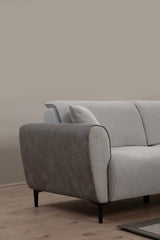 Canapea extensibilă Aren, 3 locuri, Diverse culori - Gri deschis | SKU: 560ARE2229 | Canapea extensibilă Aren, 3 locuri, varianta Gri deschis, produs pentru amenajarea locuinței, disponibil online în România la CasaMob
