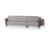 Canapea extensibilă Aren, Colț, Stânga, Diverse culori, 260x150 cm - Gri deschis | SKU: 560ARE2233 | Canapea extensibilă Aren, Colț, Stânga, 260x150 cm, varianta Gri deschis, produs pentru amenajarea locuinței, disponibil online în România la CasaMob