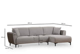 Canapea extensibilă Aren, Colț, Dreapta, Diverse culori, 260x150 cm - Gri deschis | SKU: 560ARE2235 | Canapea extensibilă Aren, Colț, Dreapta, 260x150 cm, varianta Gri deschis, produs pentru amenajarea locuinței, disponibil online în România la CasaMob