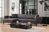 Canapea extensibilă Hamlet, Colț, Stânga, Diverse culori, 270x140 cm - Gri închis | SKU: 560ARE2248 | Canapea extensibilă Hamlet, Colț, Stânga, 270x140 cm, varianta Gri închis, produs pentru amenajarea locuinței, disponibil online în România la CasaMob