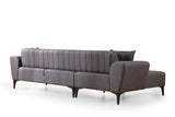Canapea extensibilă Hamlet, Colț, Stânga, Diverse culori, 270x140 cm - Gri închis | SKU: 560ARE2248 | Canapea extensibilă Hamlet, Colț, Stânga, 270x140 cm, varianta Gri închis, produs pentru amenajarea locuinței, disponibil online în România la CasaMob