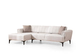 Canapea extensibilă Hamlet, Colț, Stânga, Diverse culori, 270x140 cm - Ecru | SKU: 560ARE2249 | Canapea extensibilă Hamlet, Colț, Stânga, 270x140 cm, varianta Ecru, produs pentru amenajarea locuinței, disponibil online în România la CasaMob