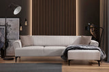 Canapea extensibilă Hamlet, Colț, 1 piesă, Dreapta, Diverse culori, 270x140 cm - Ecru | SKU: 560ARE2254 | Canapea extensibilă Hamlet, Colț, 1 piesă, Dreapta, 270x140 cm, varianta Ecru, produs pentru amenajarea locuinței, disponibil online în România la CasaMob