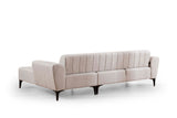 Canapea extensibilă Hamlet, Colț, 1 piesă, Dreapta, Diverse culori, 270x140 cm - Ecru | SKU: 560ARE2254 | Canapea extensibilă Hamlet, Colț, 1 piesă, Dreapta, 270x140 cm, varianta Ecru, produs pentru amenajarea locuinței, disponibil online în România la CasaMob