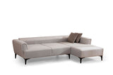 Canapea extensibilă Hamlet, Colț, 1 piesă, Dreapta, Diverse culori, 270x140 cm - Ecru | SKU: 560ARE2254 | Canapea extensibilă Hamlet, Colț, 1 piesă, Dreapta, 270x140 cm, varianta Ecru, produs pentru amenajarea locuinței, disponibil online în România la CasaMob