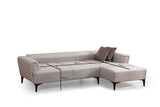 Canapea extensibilă Hamlet, Colț, 1 piesă, Dreapta, Diverse culori, 270x140 cm - Ecru | SKU: 560ARE2254 | Canapea extensibilă Hamlet, Colț, 1 piesă, Dreapta, 270x140 cm, varianta Ecru, produs pentru amenajarea locuinței, disponibil online în România la CasaMob