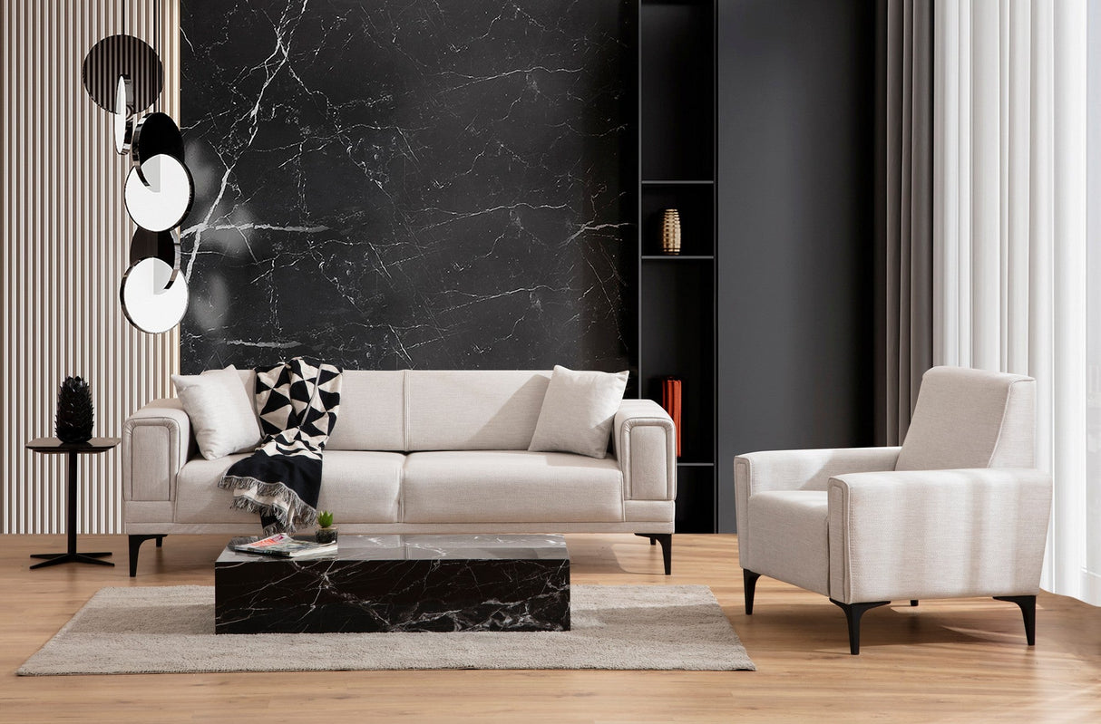 Canapea extensibilă Horizon, 3 locuri, Diverse culori - Ecru | SKU: 560ARE2261 | Canapea extensibilă Horizon, 3 locuri, varianta Ecru, produs pentru amenajarea locuinței, disponibil online în România la CasaMob