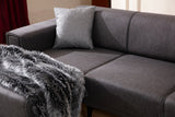 Canapea extensibilă Horizon, Colț, Stânga, Diverse culori, 250x140 cm - Gri închis | SKU: 560ARE2268 | Canapea extensibilă Horizon, Colț, Stânga, 250x140 cm, varianta Gri închis, produs pentru amenajarea locuinței, disponibil online în România la CasaMob