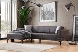 Canapea extensibilă Horizon, Colț, Stânga, Diverse culori, 250x140 cm - Gri închis | SKU: 560ARE2268 | Canapea extensibilă Horizon, Colț, Stânga, 250x140 cm, varianta Gri închis, produs pentru amenajarea locuinței, disponibil online în România la CasaMob