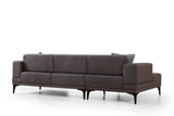 Canapea extensibilă Horizon, Colț, Stânga, Diverse culori, 250x140 cm - Gri închis | SKU: 560ARE2268 | Canapea extensibilă Horizon, Colț, Stânga, 250x140 cm, varianta Gri închis, produs pentru amenajarea locuinței, disponibil online în România la CasaMob