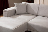 Canapea extensibilă Horizon, Colț, Stânga, Diverse culori, 250x140 cm - Ecru | SKU: 560ARE2269 | Canapea extensibilă Horizon, Colț, Stânga, 250x140 cm, varianta Ecru, produs pentru amenajarea locuinței, disponibil online în România la CasaMob
