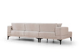 Canapea extensibilă Horizon, Colț, Stânga, Diverse culori, 250x140 cm - Ecru | SKU: 560ARE2269 | Canapea extensibilă Horizon, Colț, Stânga, 250x140 cm, varianta Ecru, produs pentru amenajarea locuinței, disponibil online în România la CasaMob