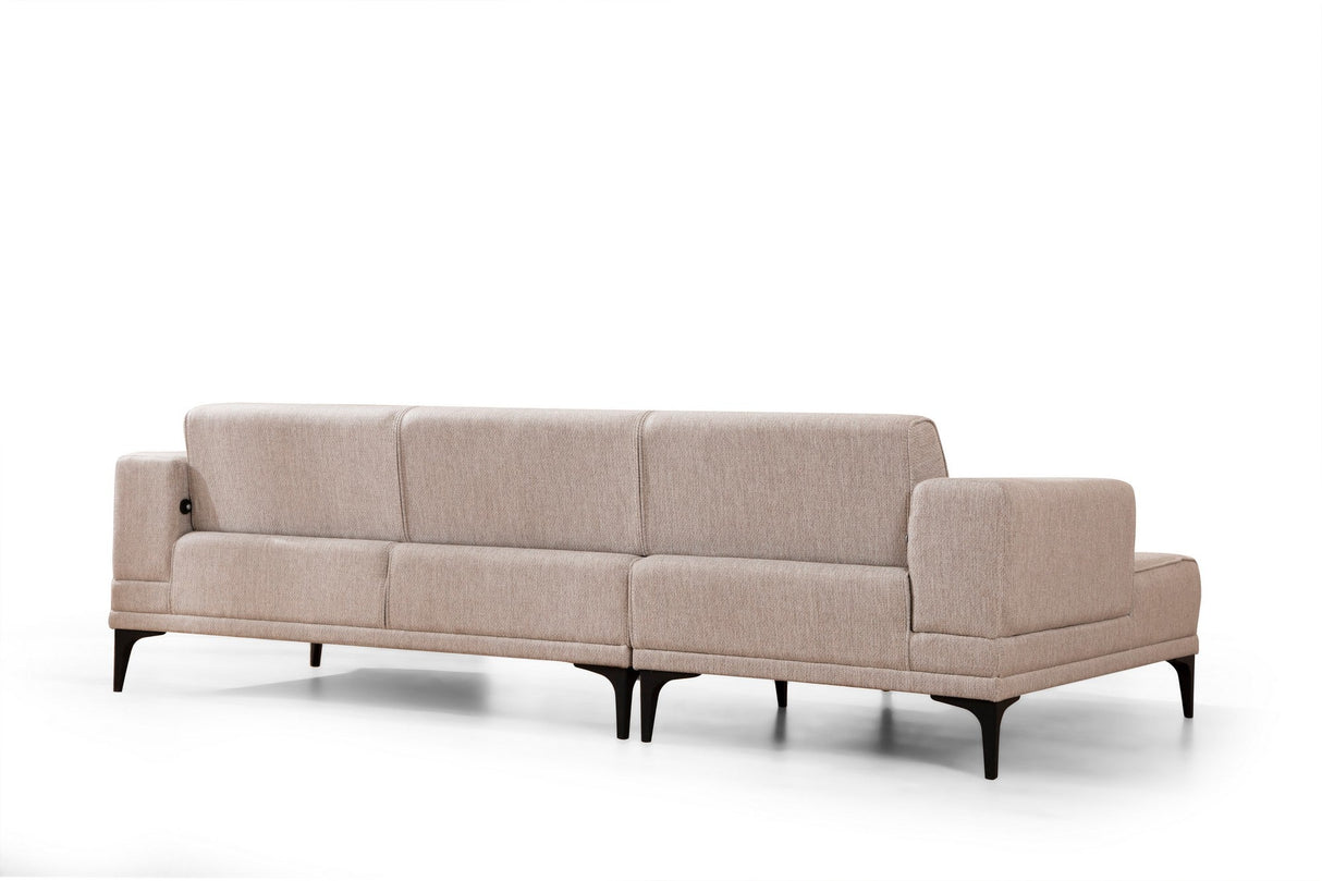 Canapea extensibilă Horizon, Colț, Stânga, Diverse culori, 250x140 cm - Maro deschis | SKU: 560ARE2270 | Canapea extensibilă Horizon, Colț, Stânga, 250x140 cm, varianta Maro deschis, produs pentru amenajarea locuinței, disponibil online în România la CasaMob