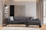 Canapea extensibilă Horizon, Colț, Dreapta, Diverse culori, 250x140 cm - Gri închis | SKU: 560ARE2272 | Canapea extensibilă Horizon, Colț, Dreapta, 250x140 cm, varianta Gri închis, produs pentru amenajarea locuinței, disponibil online în România la CasaMob