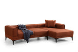 Canapea extensibilă Horizon, Colț, Dreapta, Diverse culori, 250x140 cm - Roșu cărămiziu | SKU: 560ARE2275 | Canapea extensibilă Horizon, Colț, Dreapta, 250x140 cm, varianta Roșu cărămiziu, produs pentru amenajarea locuinței, disponibil online în România la CasaMob