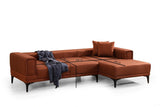 Canapea extensibilă Horizon, Colț, Dreapta, Diverse culori, 250x140 cm - Roșu cărămiziu | SKU: 560ARE2275 | Canapea extensibilă Horizon, Colț, Dreapta, 250x140 cm, varianta Roșu cărămiziu, produs pentru amenajarea locuinței, disponibil online în România la CasaMob