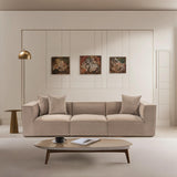 Canapea fixă 3 locuri Sora 3, Diverse culori, 270x95x65 cm - Cappuccino | SKU: 560ARE2312 | Canapea fixă 3 locuri Sora 3, 270x95x65 cm, varianta Cappuccino, produs pentru amenajarea locuinței, disponibil online în România la CasaMob