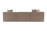 Canapea fixă 3 locuri Sora 3, Diverse culori, 270x95x65 cm - Cappuccino | SKU: 560ARE2312 | Canapea fixă 3 locuri Sora 3, 270x95x65 cm, varianta Cappuccino, produs pentru amenajarea locuinței, disponibil online în România la CasaMob