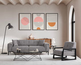 Canapea extensibilă 3 locuri Athena, Diverse culori, 225x92x76 cm - Gri deschis | SKU: 560ARE2359 | Canapea extensibilă 3 locuri Athena, 225x92x76 cm, varianta Gri deschis, produs pentru amenajarea locuinței, disponibil online în România la CasaMob