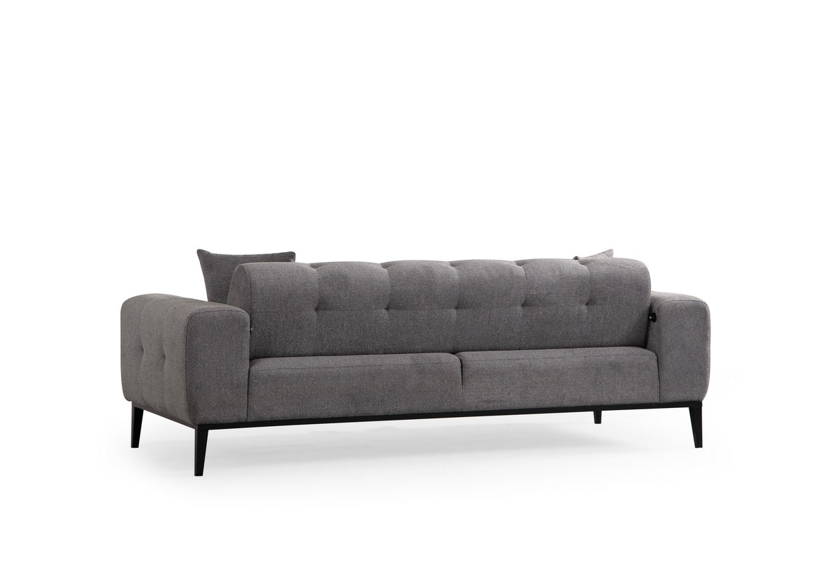 Gri deschis | SKU: 560ARE2359 | Canapea extensibilă 3 locuri Athena, 225x92x76 cm, varianta Gri deschis, produs pentru amenajarea locuinței, disponibil online în România la CasaMob