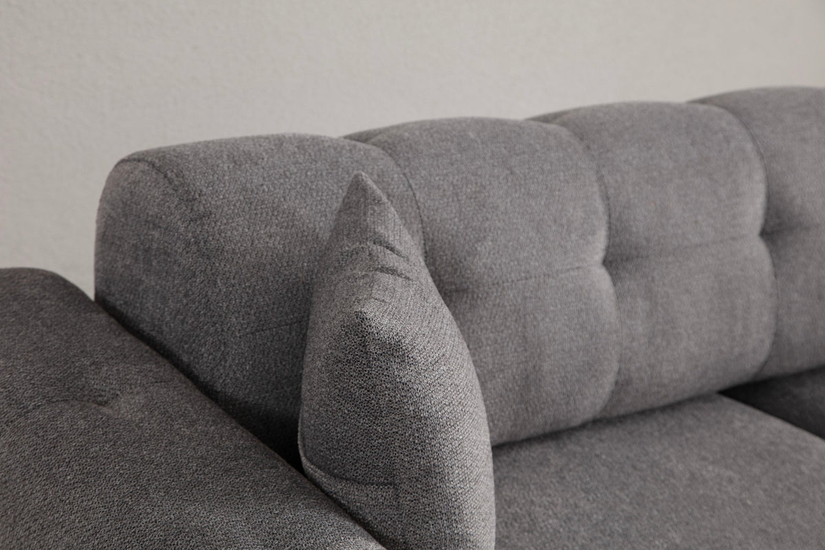 Gri deschis | SKU: 560ARE2359 | Canapea extensibilă 3 locuri Athena, 225x92x76 cm, varianta Gri deschis, produs pentru amenajarea locuinței, disponibil online în România la CasaMob